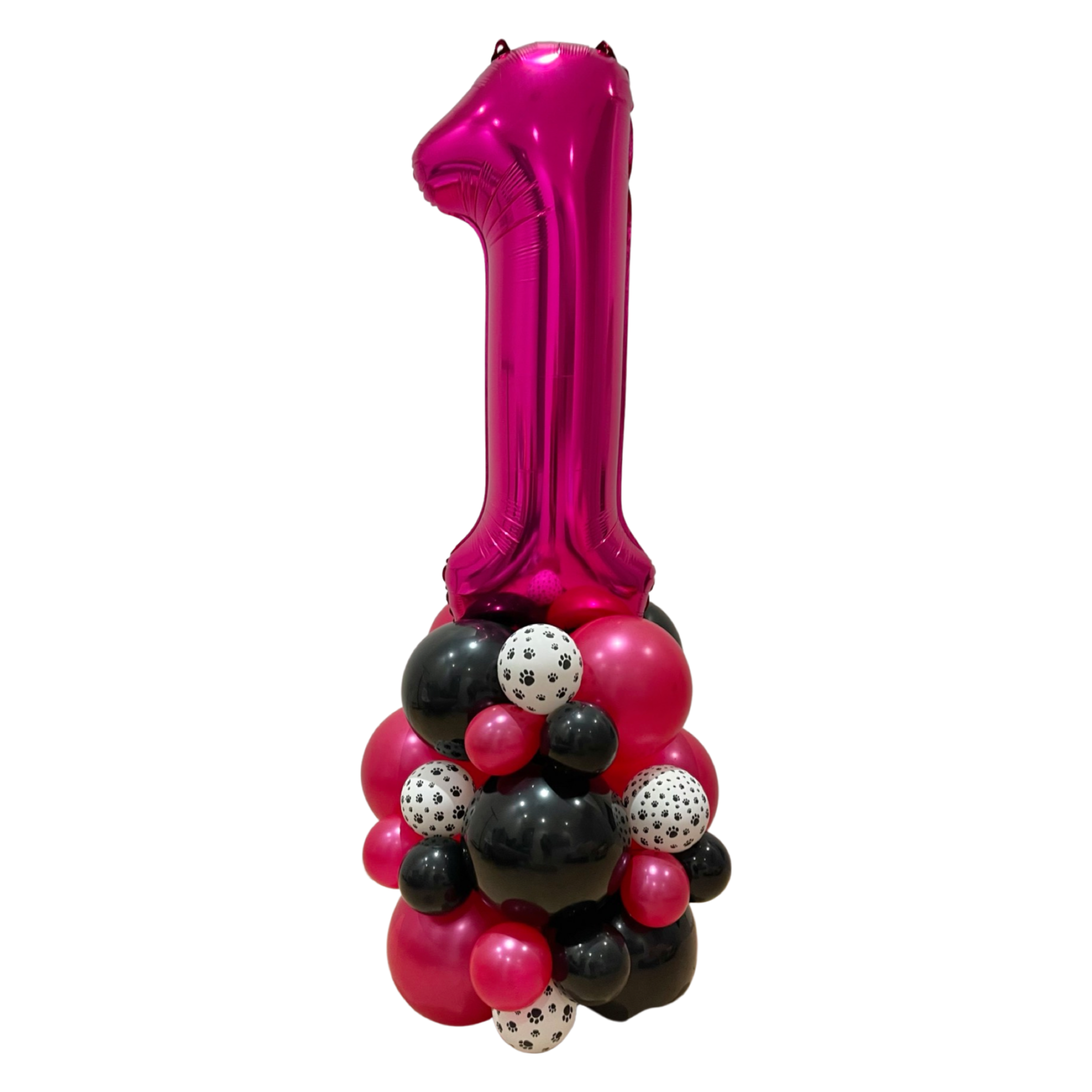 Dog Birthday Balloon Tower