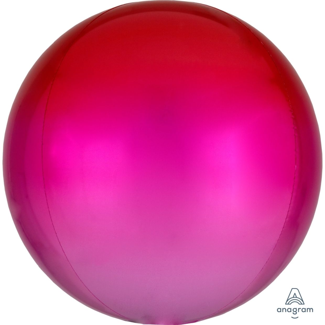 Ombre Red & Pink Orbz Balloon