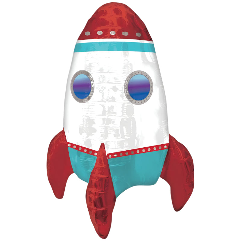 Rocket Ship Foil Balloon