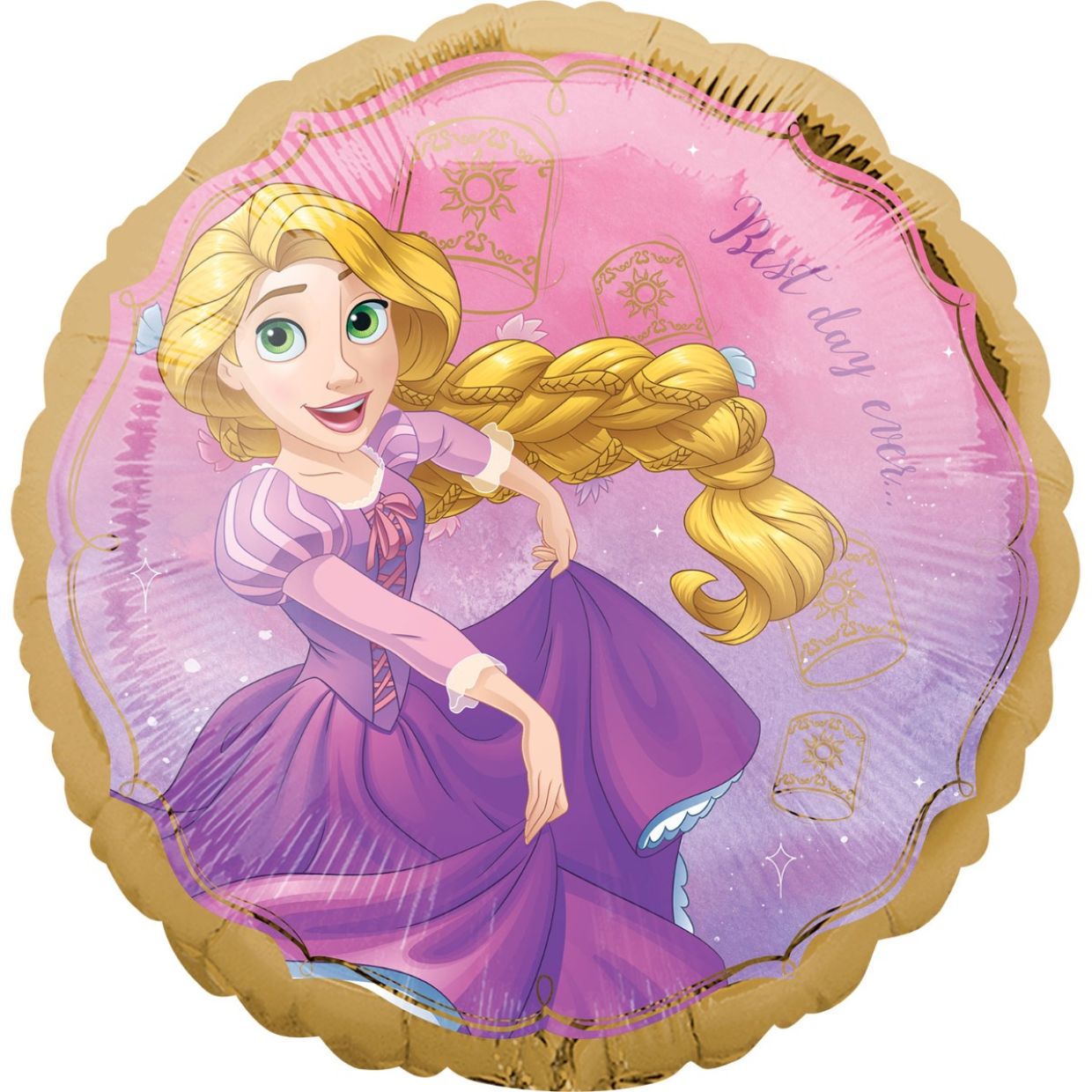 Rapunzel "Once Upon a Time" Foil Balloon