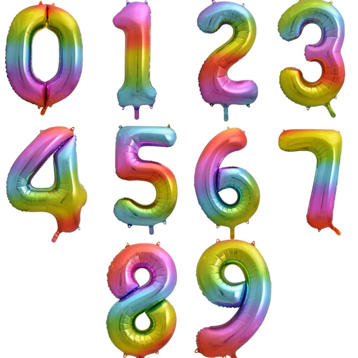 Personalised Bubble Balloon with 2 Large Numbers - the Tommy Bouquet