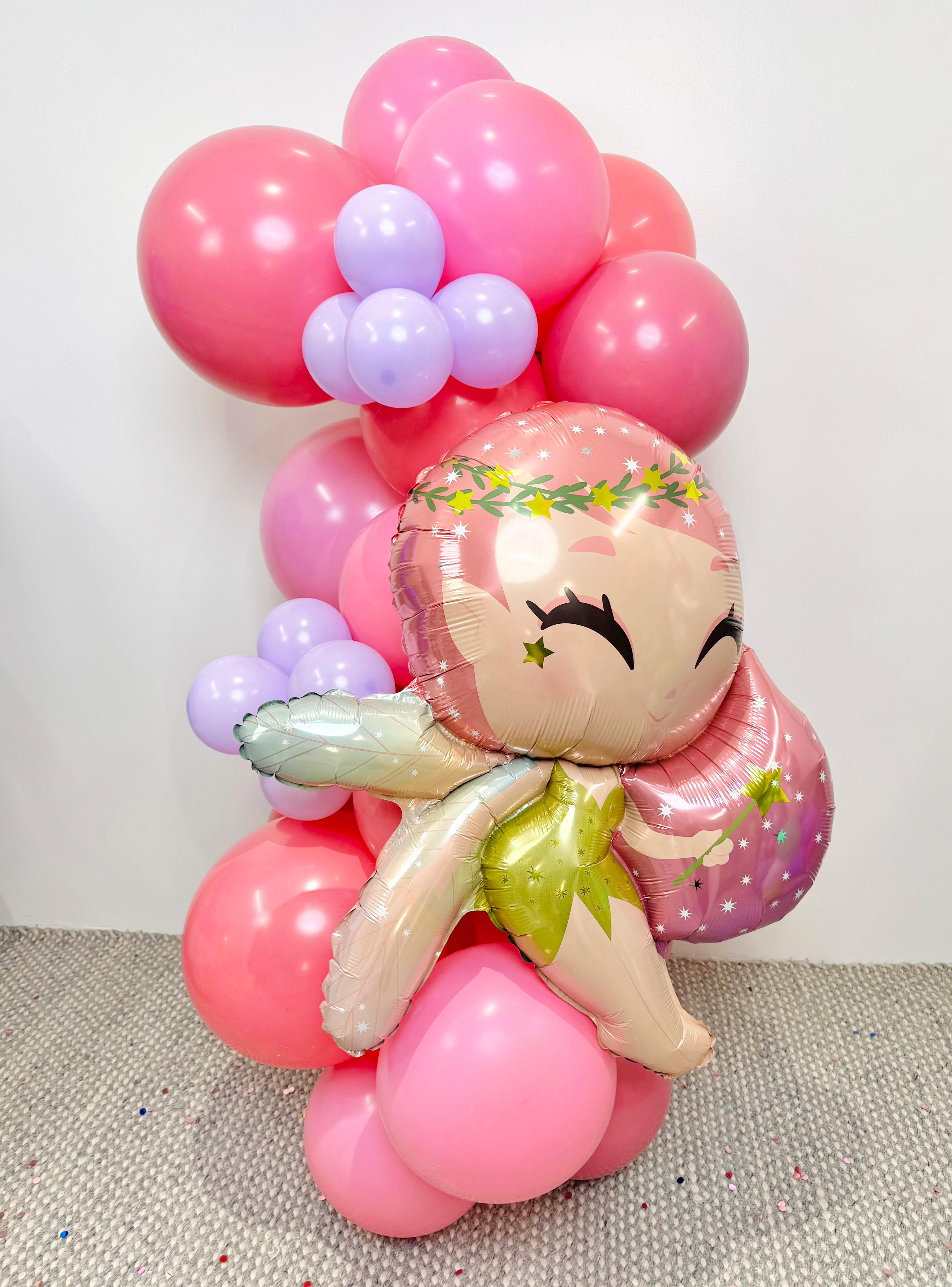 Magical Pink Fairy Balloon Garland