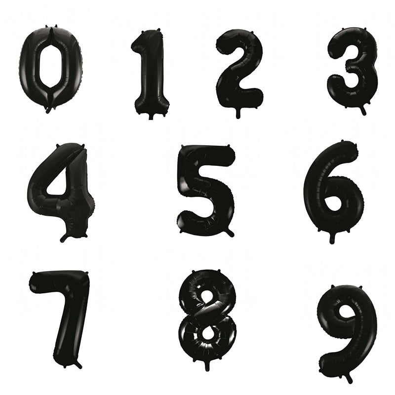 Black - Large Number 86cm
