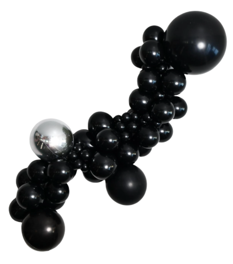 Grab and Go Garland - Black & Silver