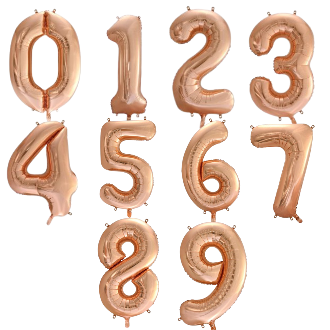 Personalised Bubble Balloon with 2 Large Numbers - the Tommy Bouquet