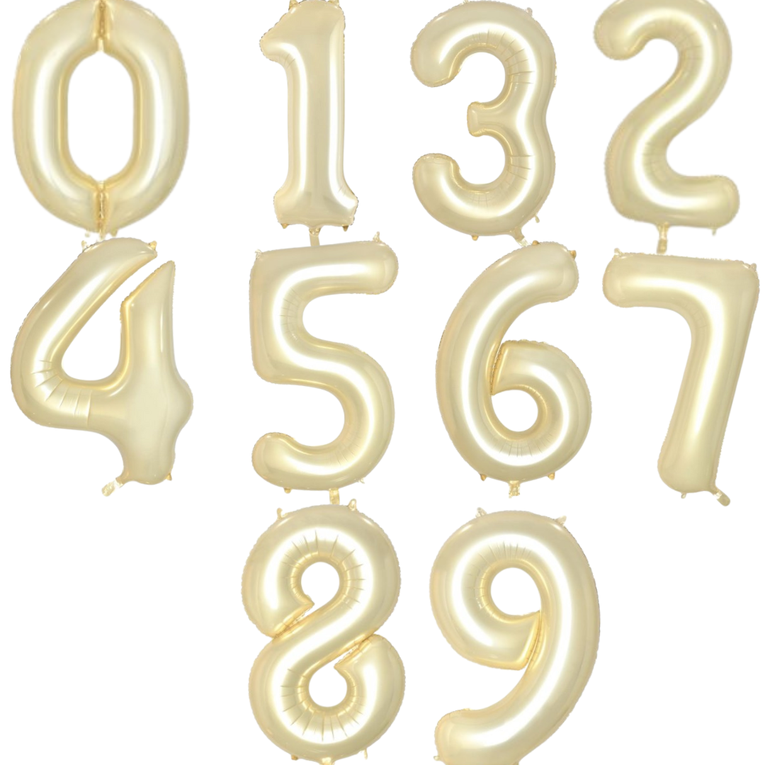 2 Large Number Bouquet and 12 Latex