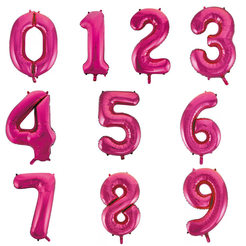2 Large Number Bouquet and 12 Latex