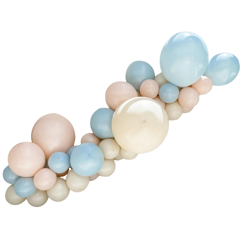 Grab and Go Garland - Pastel Blue and Neutral