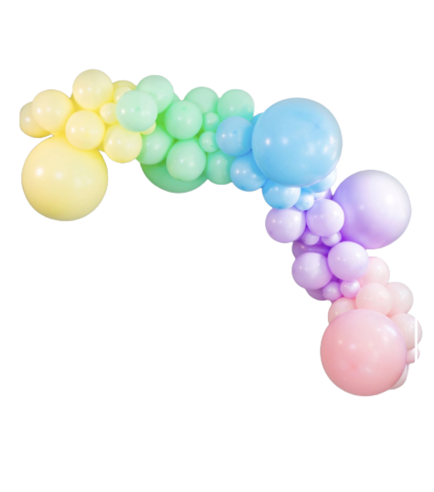 Grab and Go Garland - Pastel Rainbow