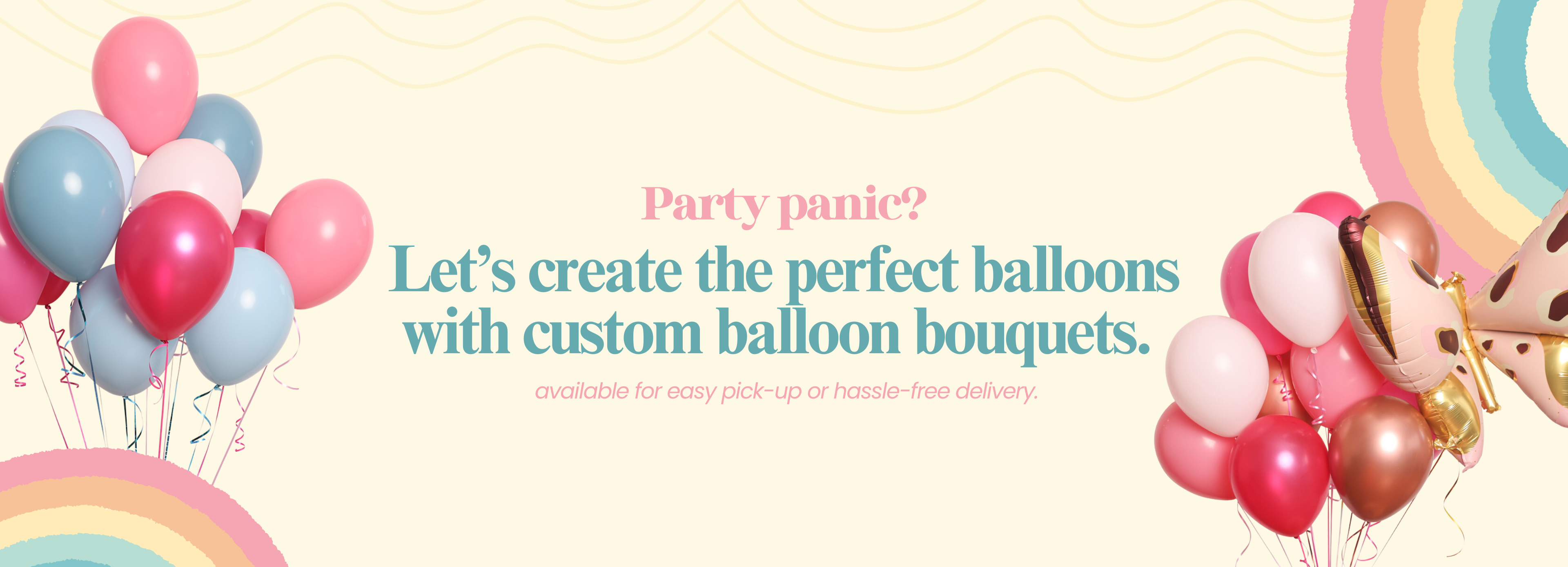 Let's create the perfect balloons with custom balloon bouquet.