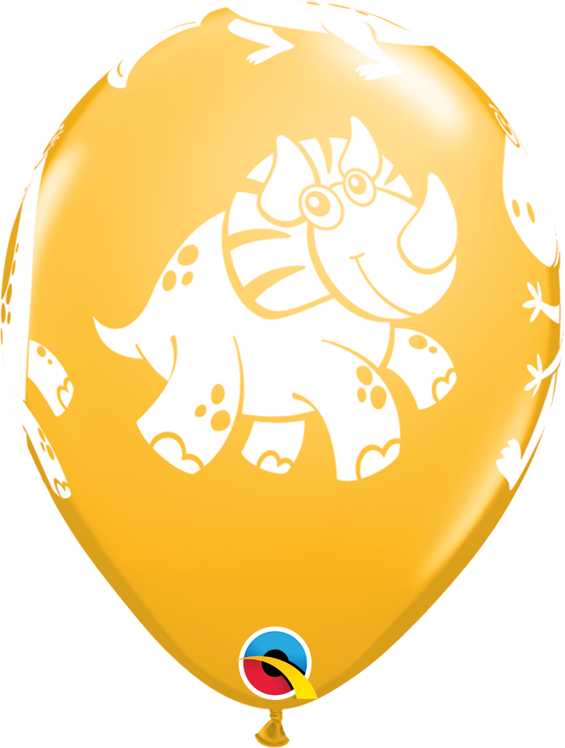 Cute & Cuddly Dinosaurs Latex Balloons