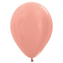 Metallic Rose Gold Latex Balloon