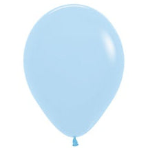 Pastel Matte Blue Latex Balloon