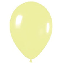 Pastel Matte Yellow Latex Balloon