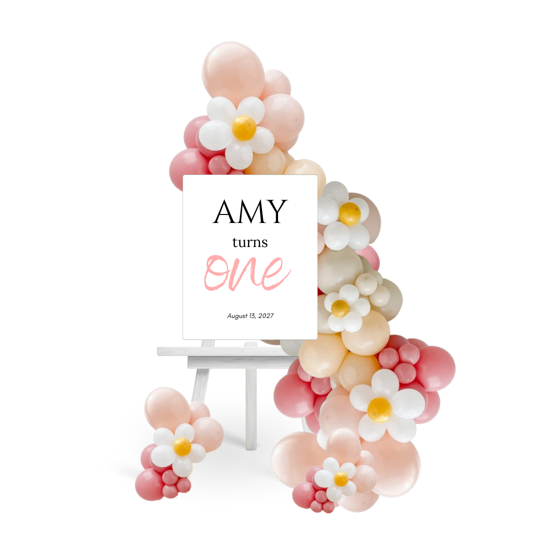 Event Signage Balloon Garland Package