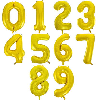 Number Balloon and 6 latex