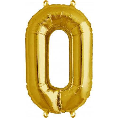 Gold - Large Number 86cm with Helium