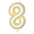 Luxe Gold - Large Number 86cm