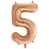 Rose Gold - Large Number 86cm