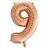 Rose Gold - Large Number 86cm