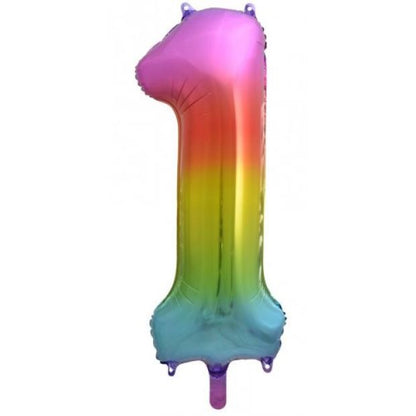 Rainbow - Large Number 86cm