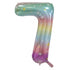 Pastel Rainbow - Large Number 86cm