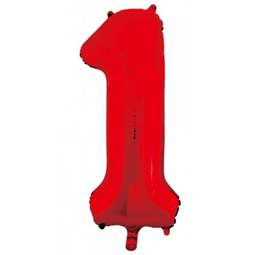 Red - Large Number 86cm