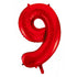 Red - Large Number 86cm