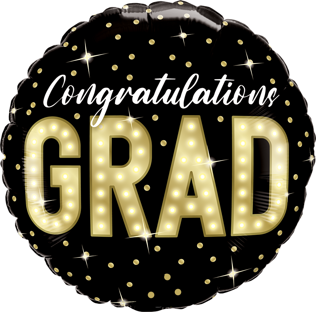 Congratulations Grad Marquee Lights Balloon