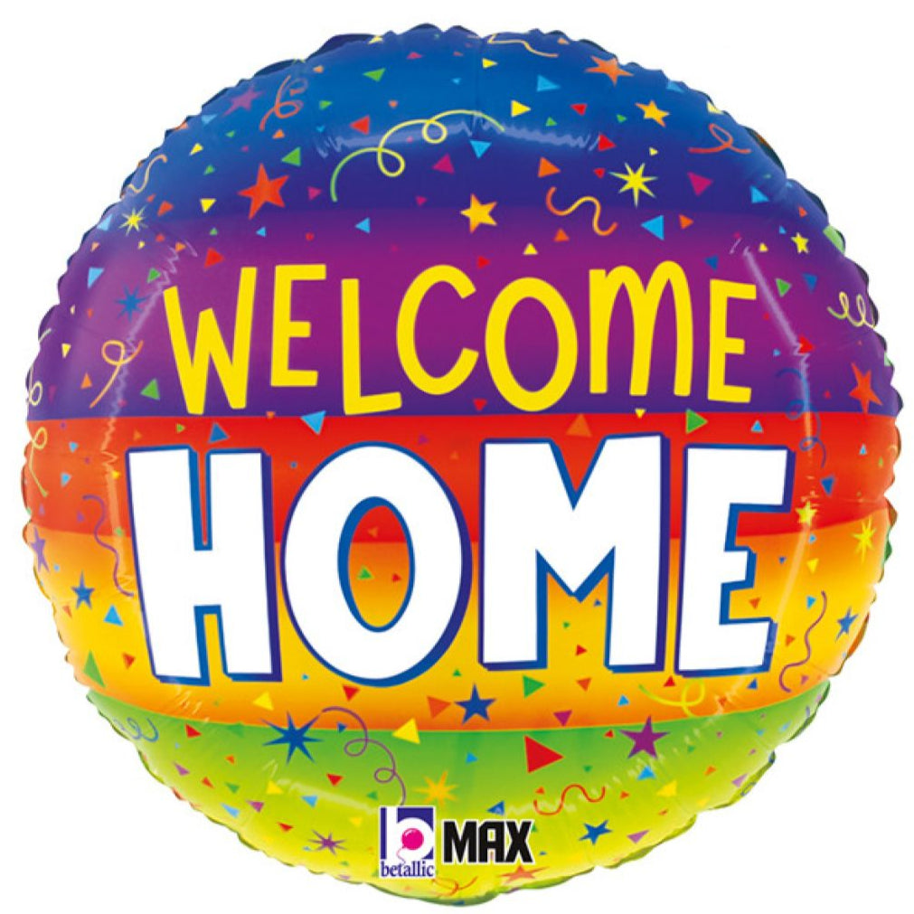 Welcome Home Streamers Balloon