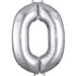 Silver - Large Number 86cm