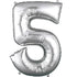 Silver - Large Number 86cm