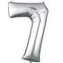 Silver - Large Number 86cm