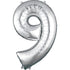 Silver - Large Number 86cm