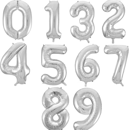 Number Balloon and 6 latex