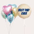 Best Dad Ever Jumbo Balloon Bouquet