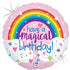 Magical Rainbow Birthday Foil Balloon