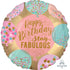 Happy Birthday - Stay Fabulous Balloon