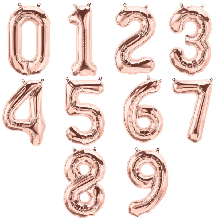 Number Balloon and 6 latex