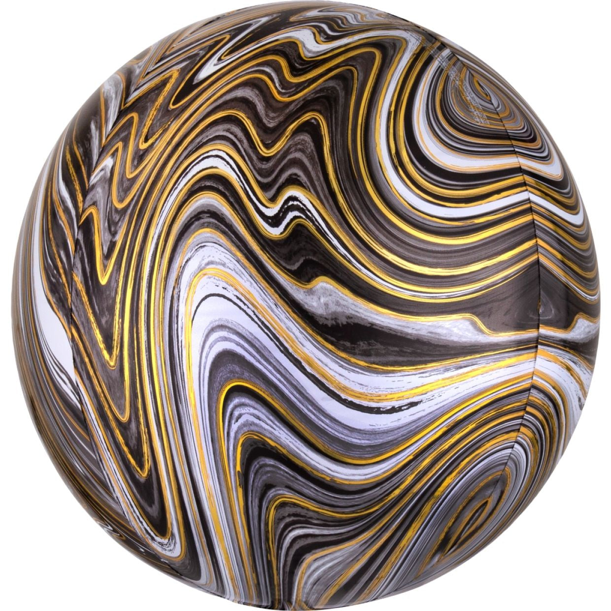 Black Marble Orbz Balloon