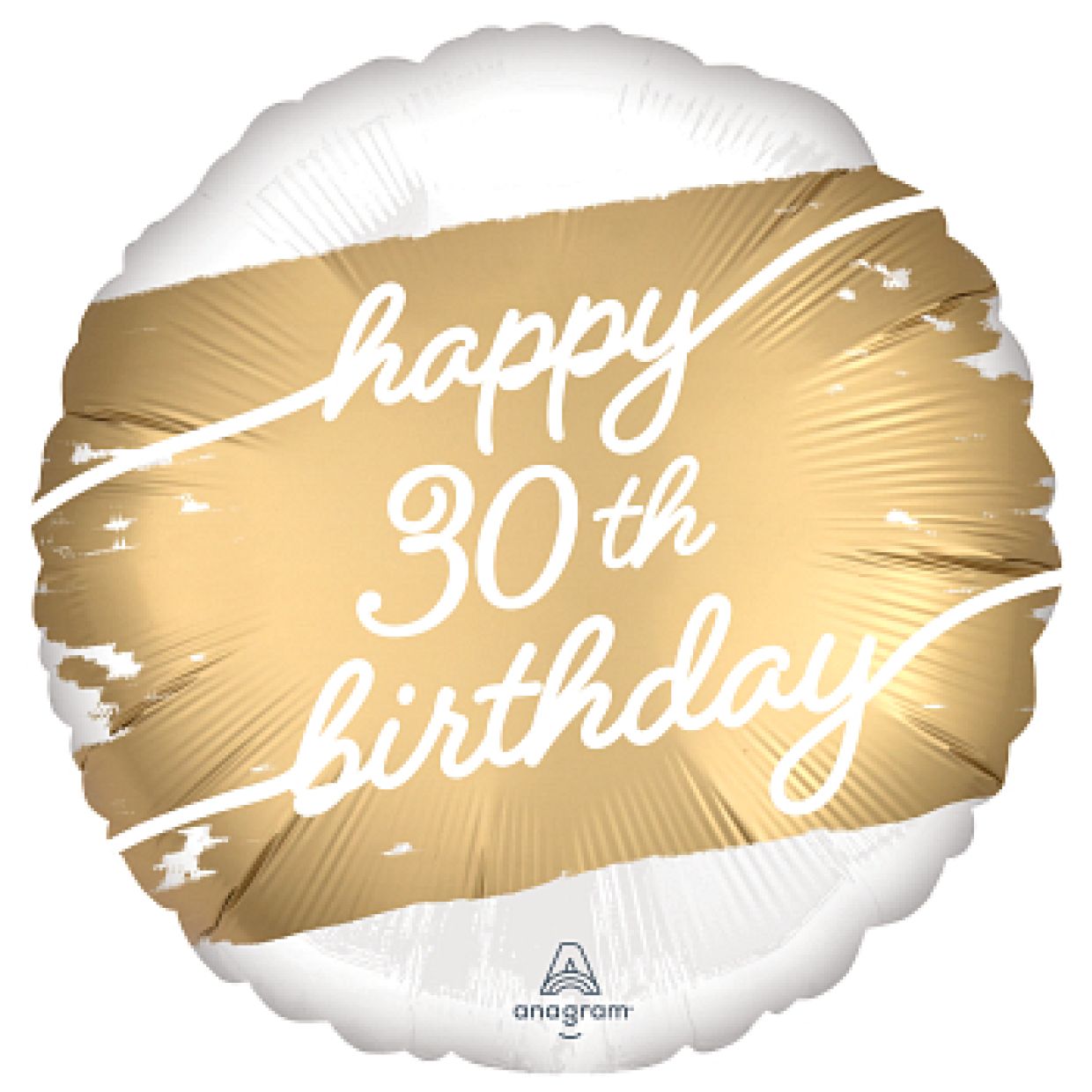 Golden Age 30th Birthday Balloon