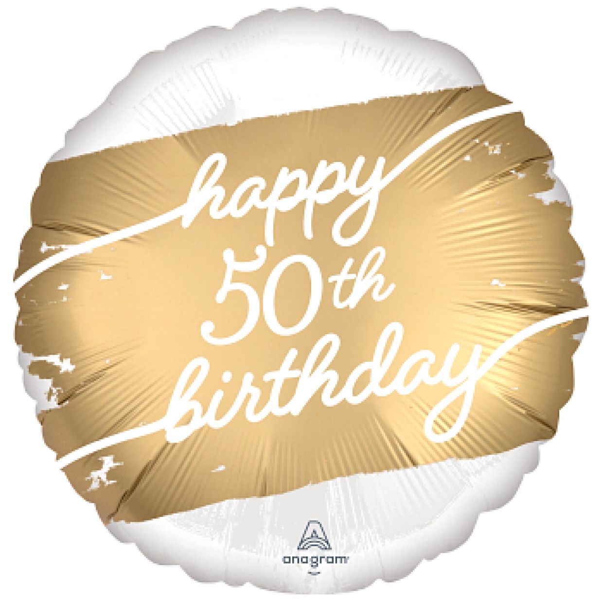 Golden Age 50th Birthday Balloon