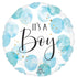 Baby Boy Blue Watercolour