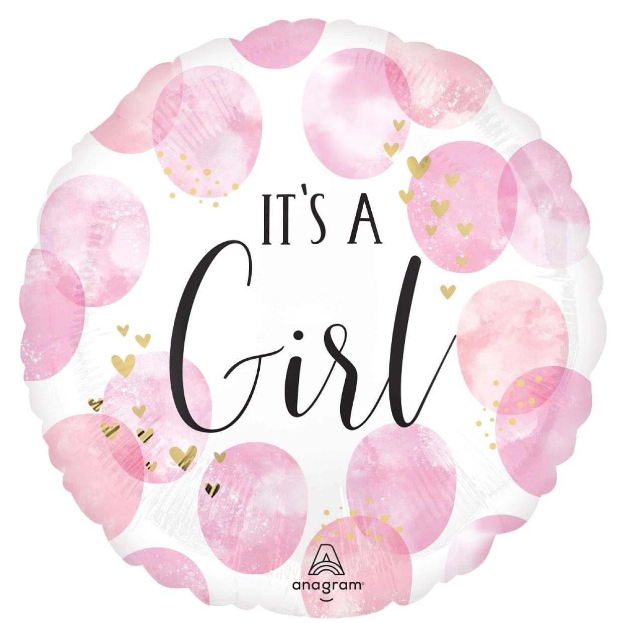 Baby Girl Pink Watercolour