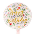Matte Happy Birthday Floral Pink