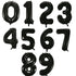 Single Large Number Balloon and 12 Latex in 3 Shades