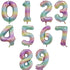 Personalised Bubble Balloon with 2 Large Numbers - the Tommy Bouquet