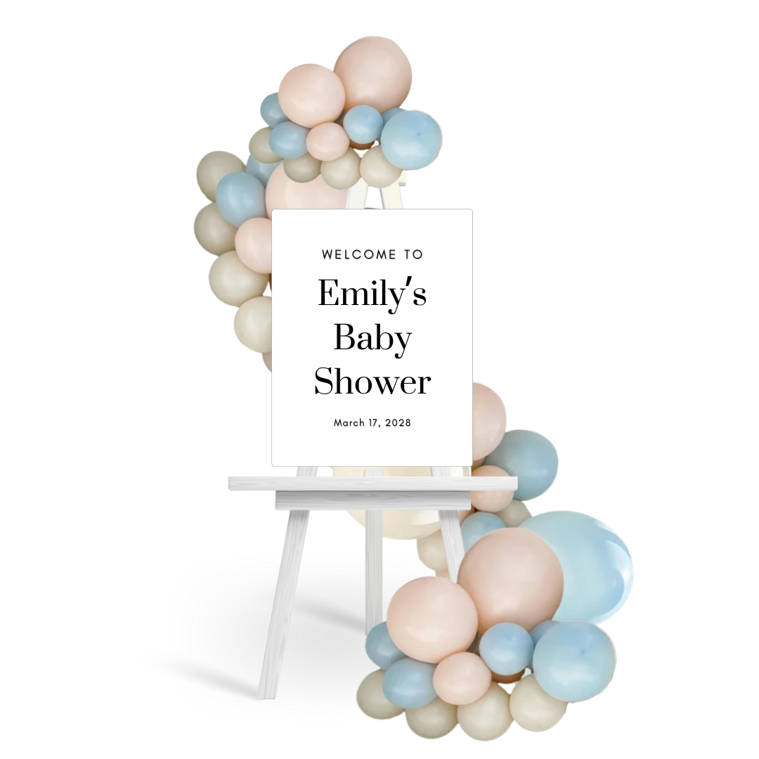 Event Signage Balloon Garland Package