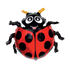 Ladybug Super Shape Foil Balloon 76cm
