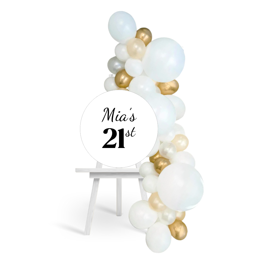 Event Signage Balloon Garland Package